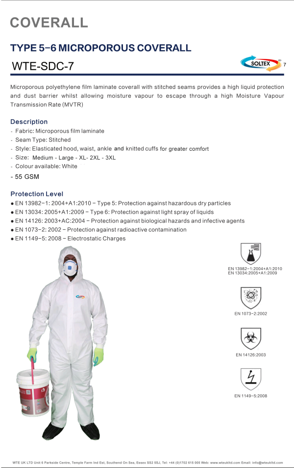 SOLTEX 7 COVERALL